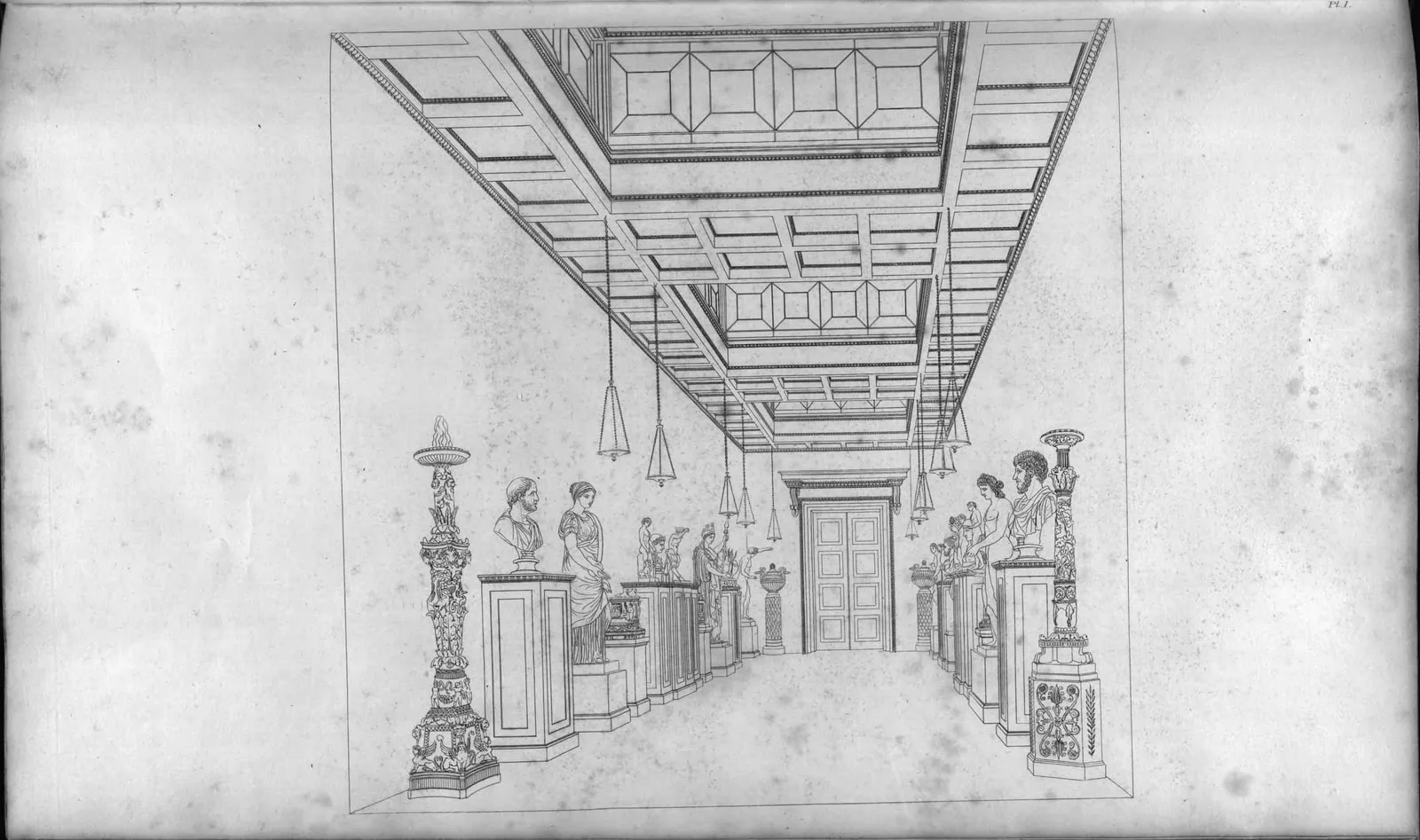 View of a gallery (Household Furniture and Interior Decoration, leaf 33)
