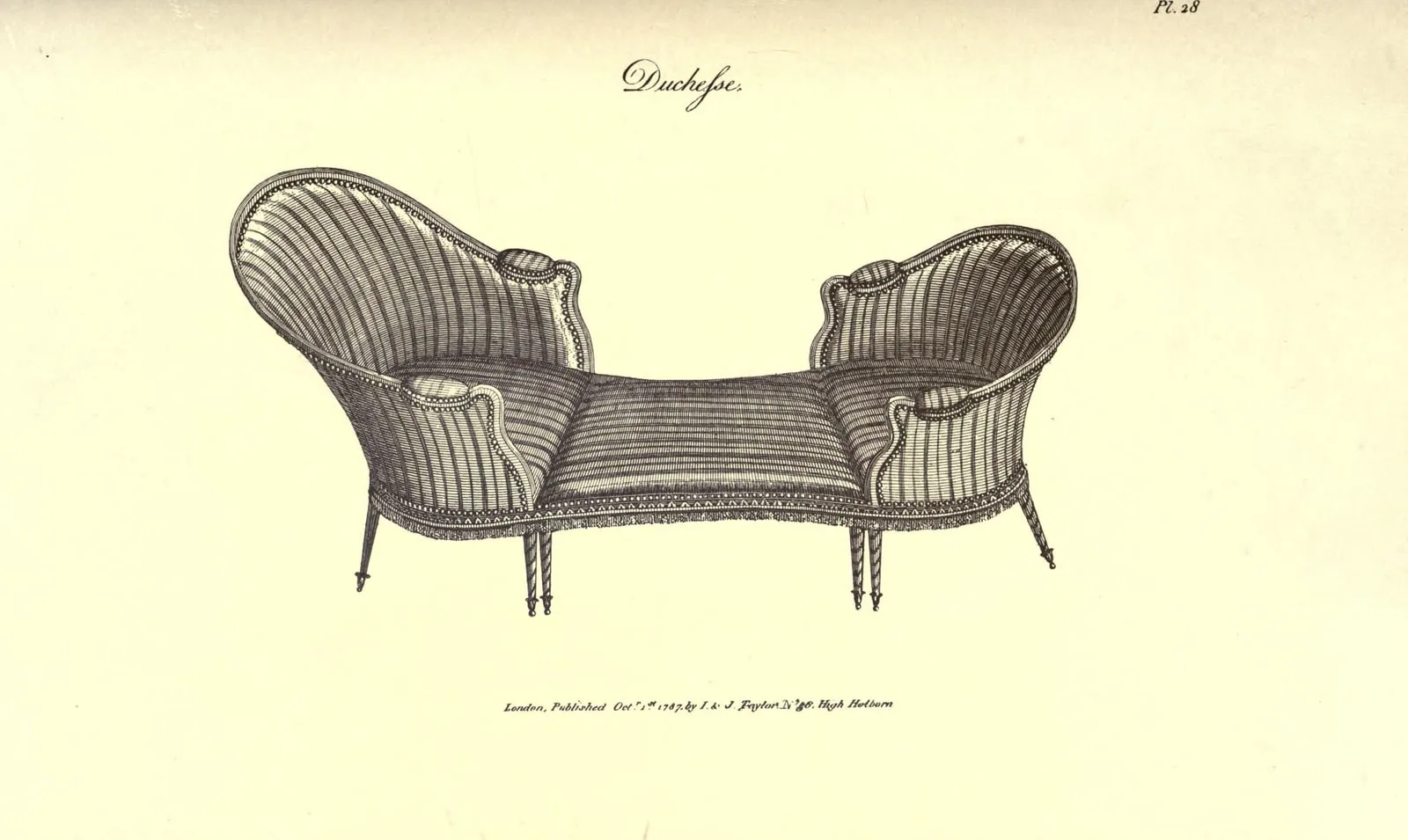 Duchesse (The Cabinet-Maker and Upholsterer's Guide, leaf 93)