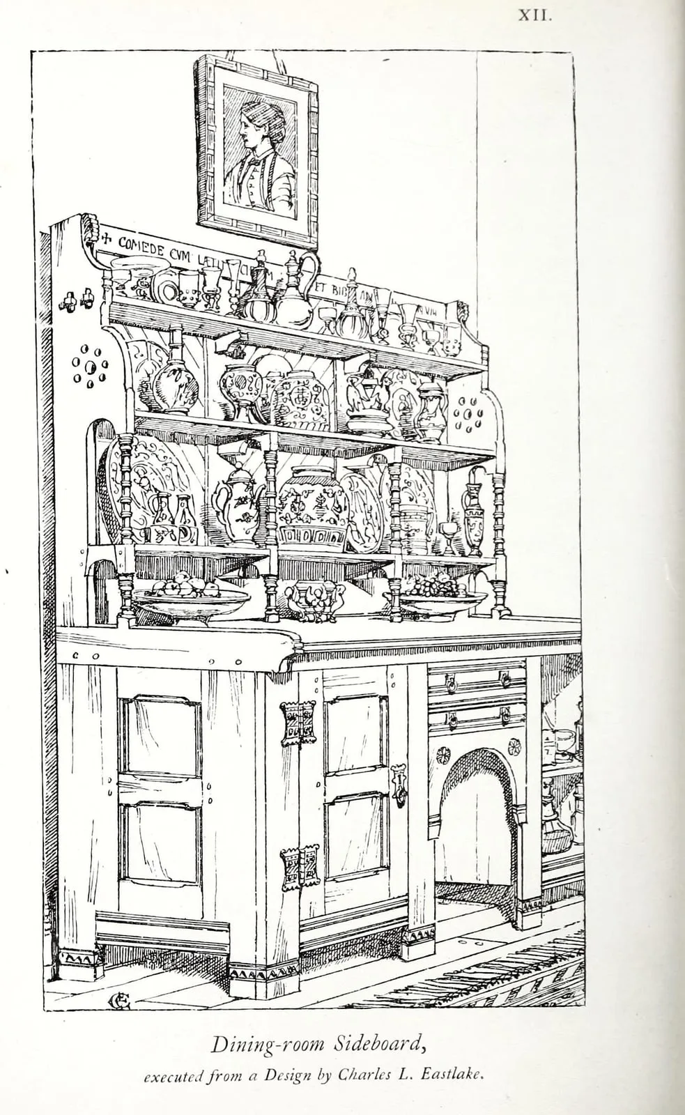 Dining-room Sideboard (Hints on Household Taste in Furniture, Upholstery, and Other Details, leaf 120)