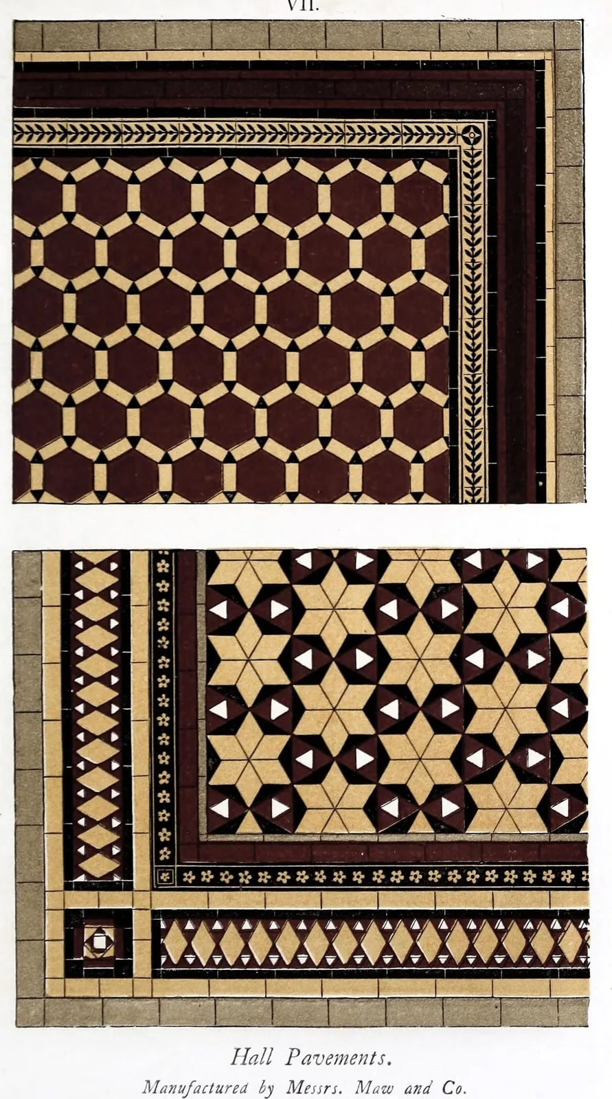 Hall Pavements (Hints on Household Taste in Furniture, Upholstery, and Other Details, leaf 79)
