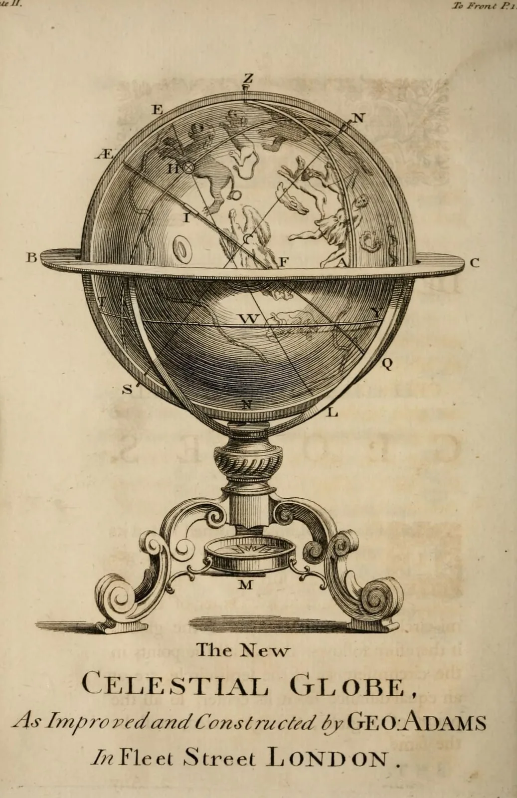 The New Celestial Globe (A Treatise Describing and Explaining the Construction and Use of New Celestial and Terrestrial Globes, leaf 30)