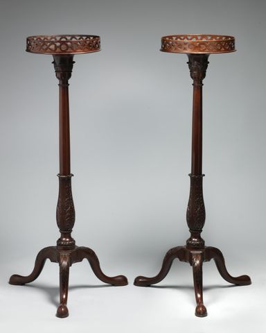 Pair of candlestands