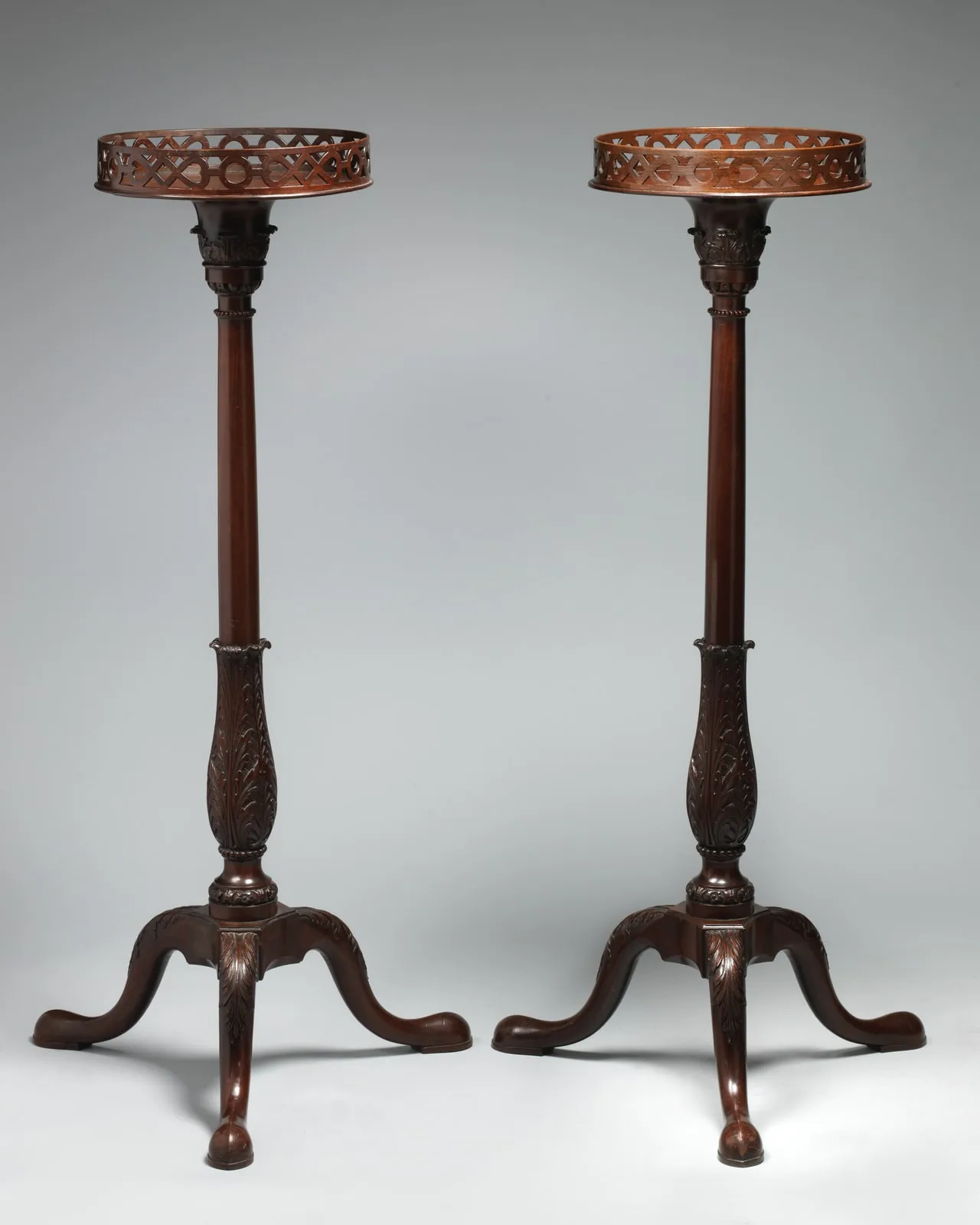 Pair of candlestands