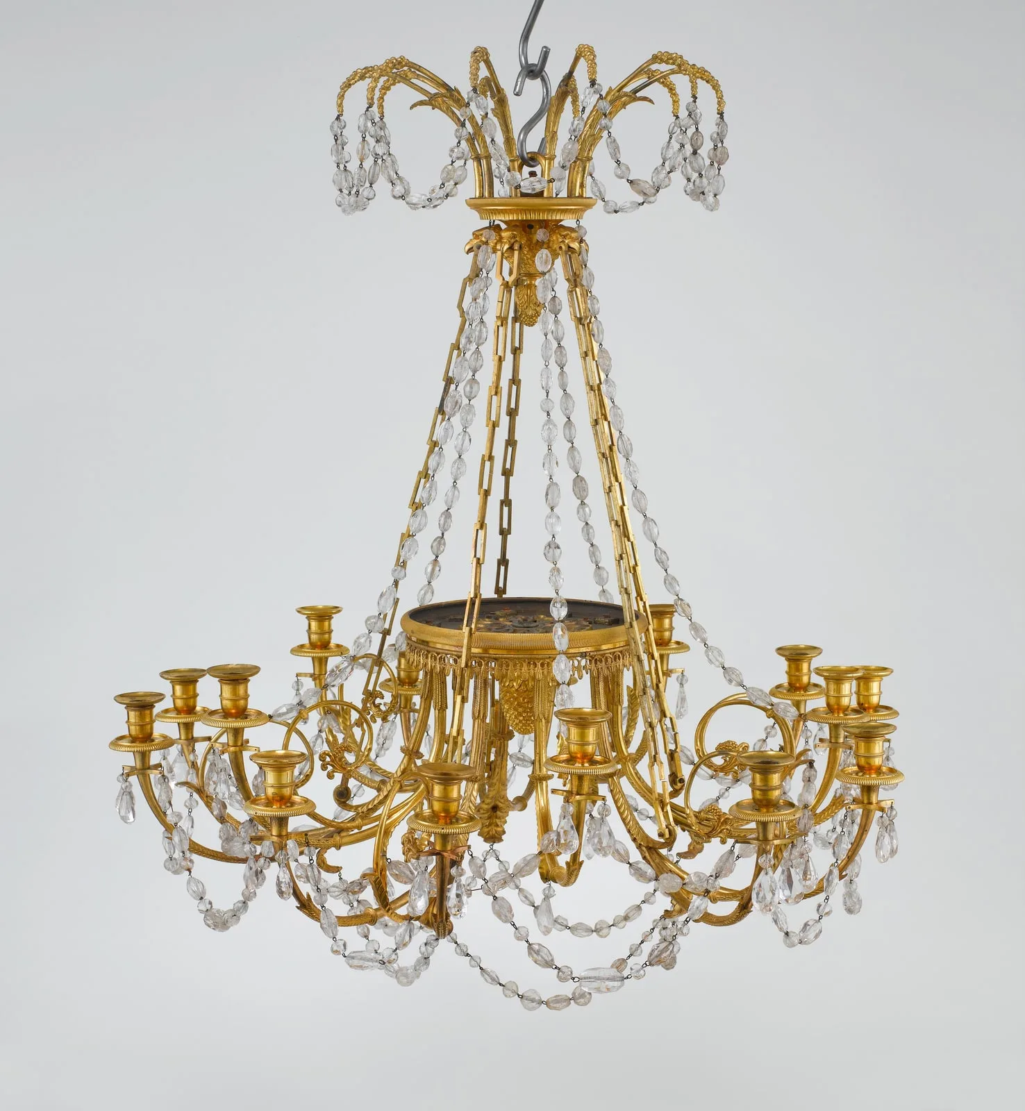 Fifteen-light chandelier