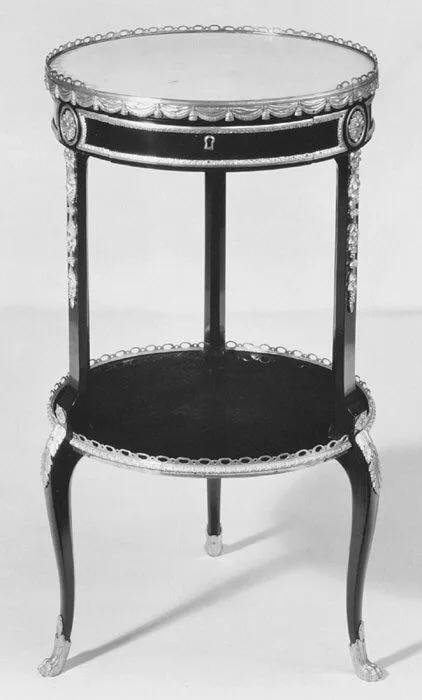 Small circular table