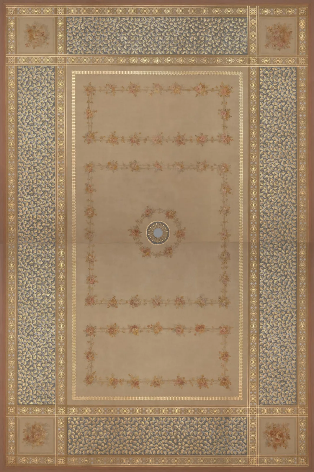 Frieze and ceiling