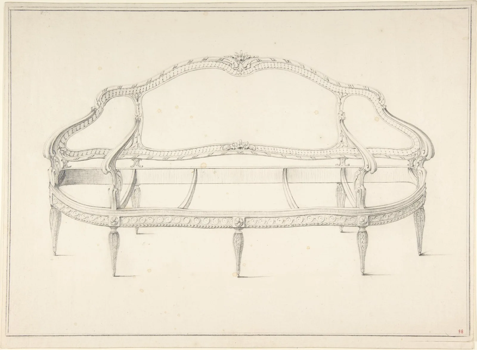 Design for a Settee