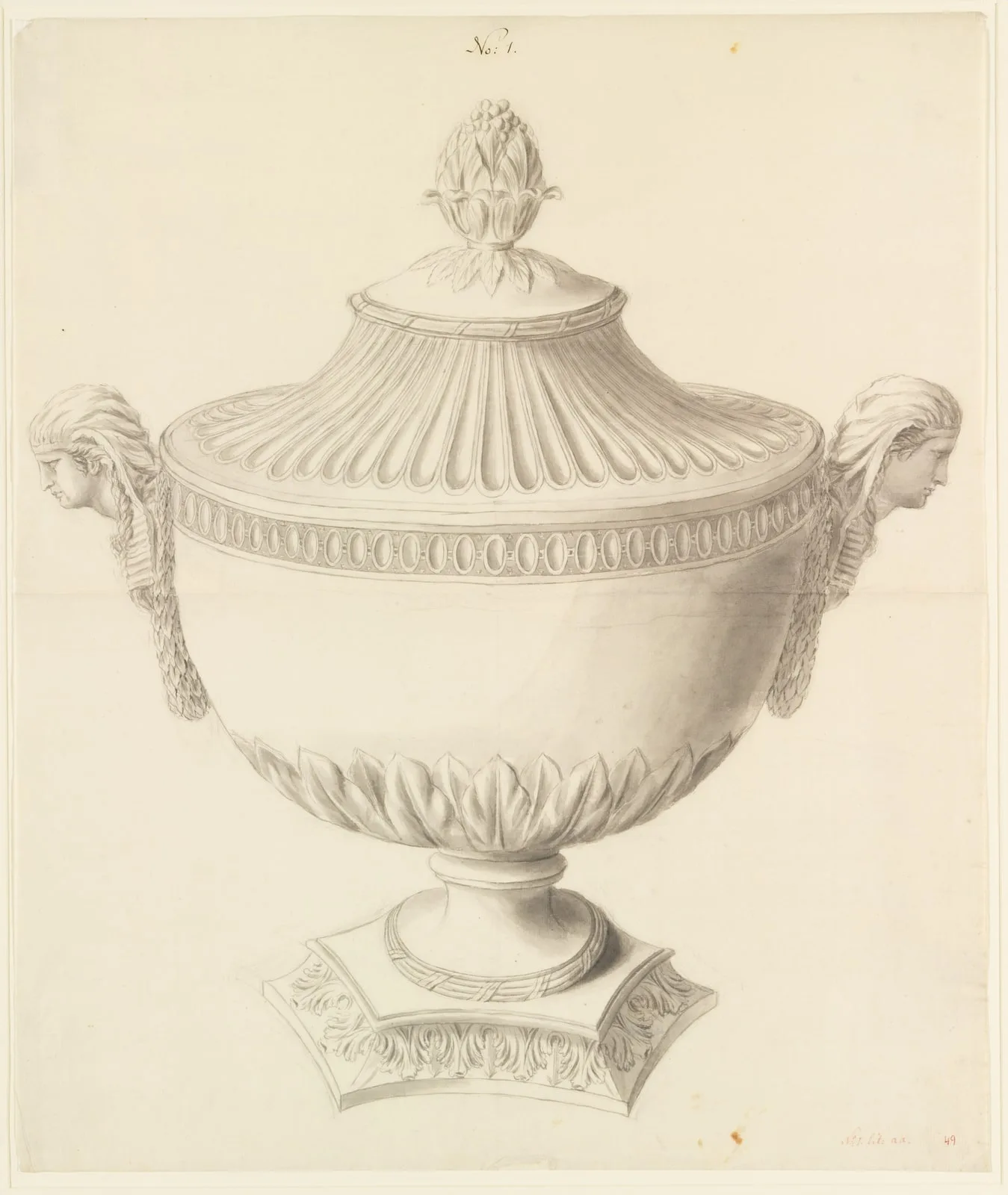 Design for a Lidded Tureen