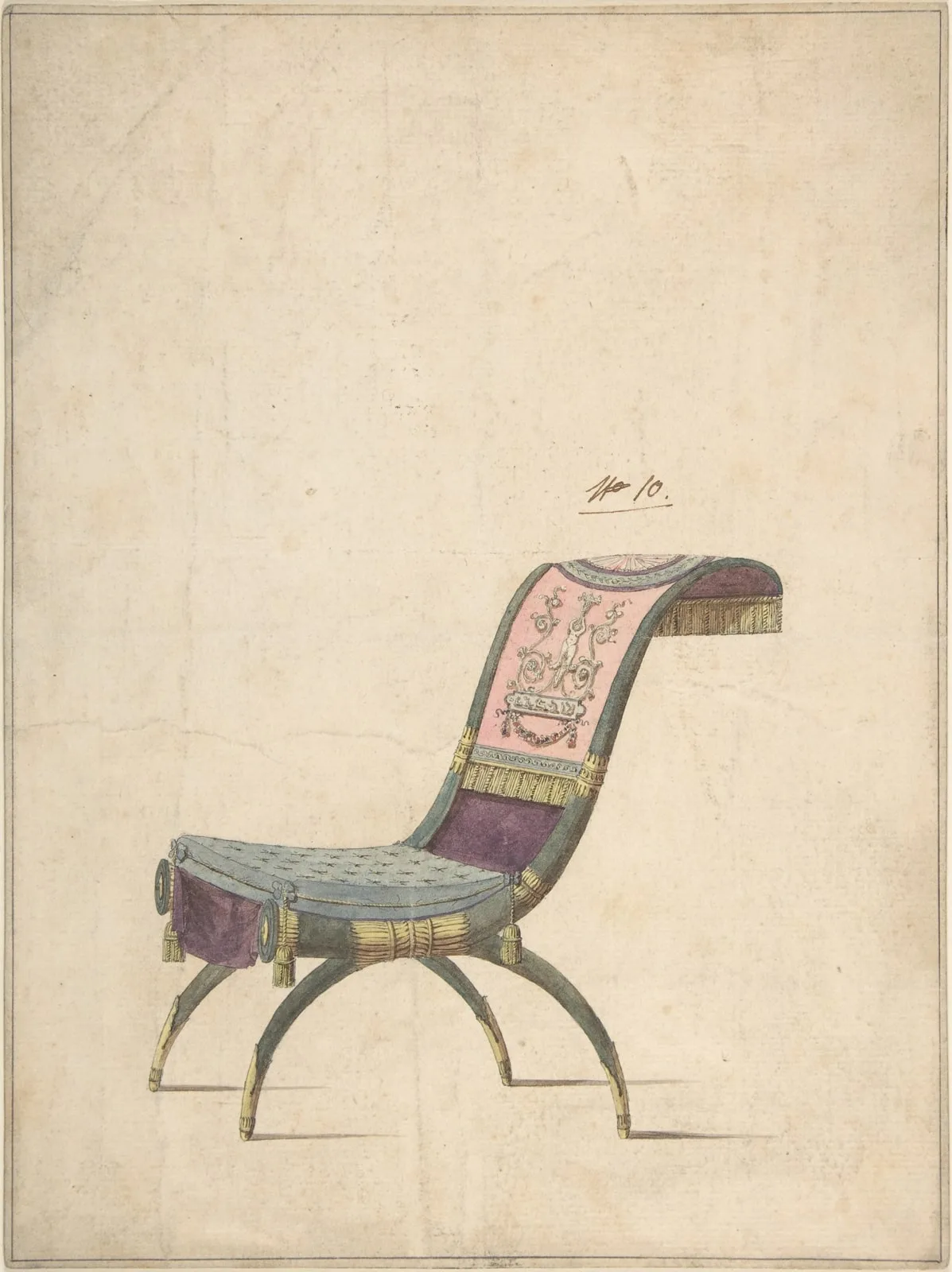 Design for an Empire Chair