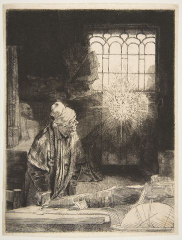 A Scholar in His Study ('Faust')