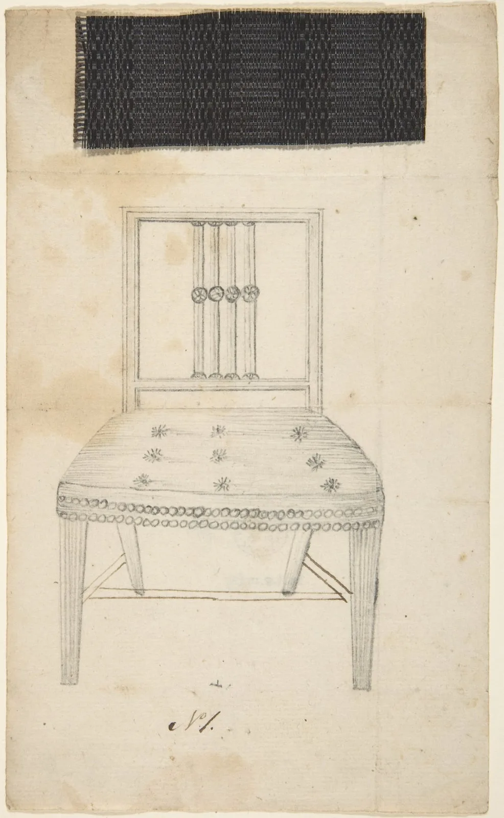 Two designs for side chairs