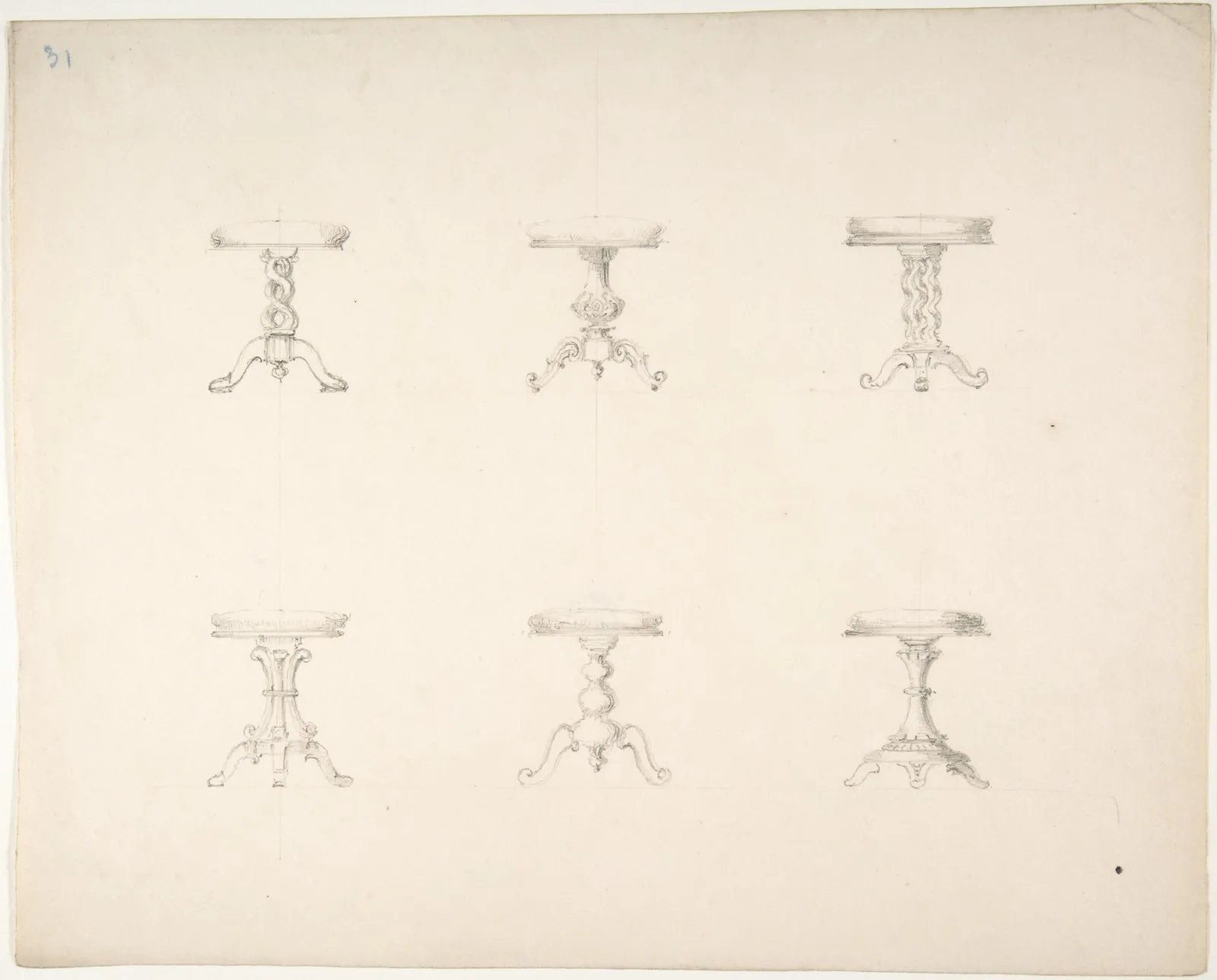 Design for Six Tripod Tables