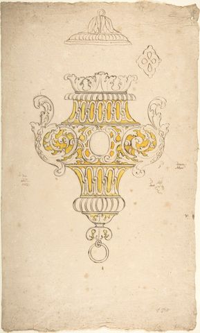 Design for Hanging Vase or Lamp
