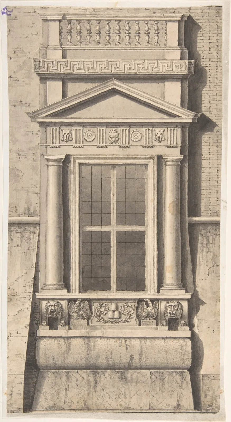 Window of Pope Julius III (del Monte), Palazzo Comunale, Bologna
