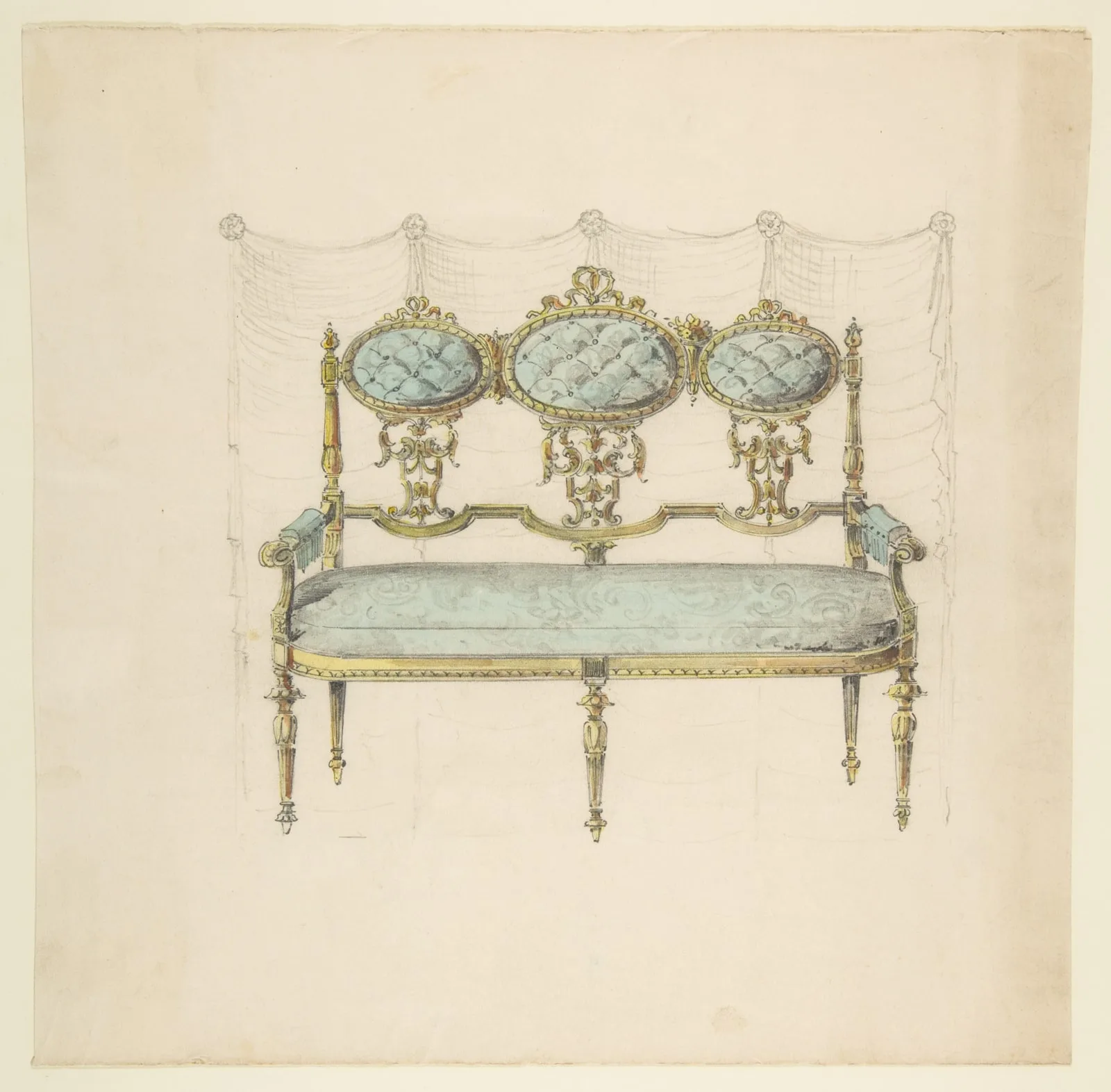 Design for a Settee