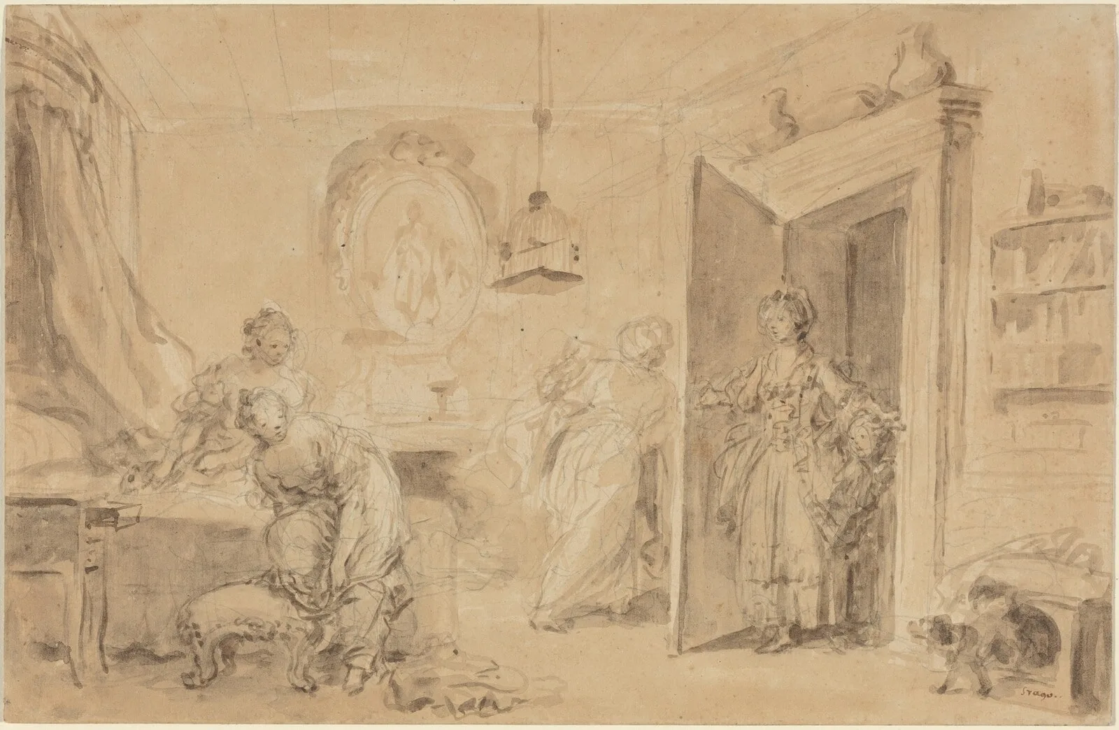 The Bedroom (Le Coucher or Ma Chemise brule)