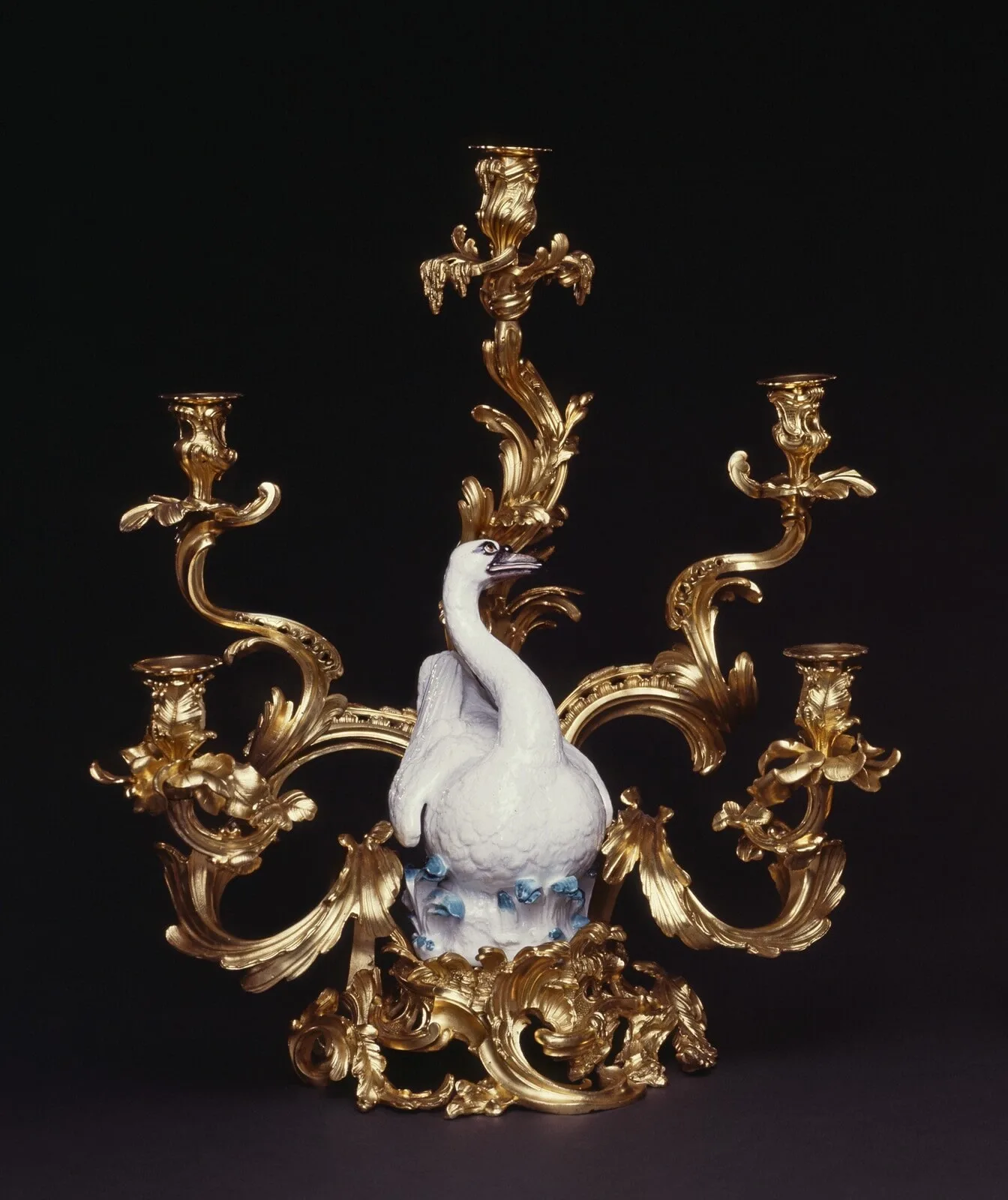 Candelabrum: Swan Among Rushes