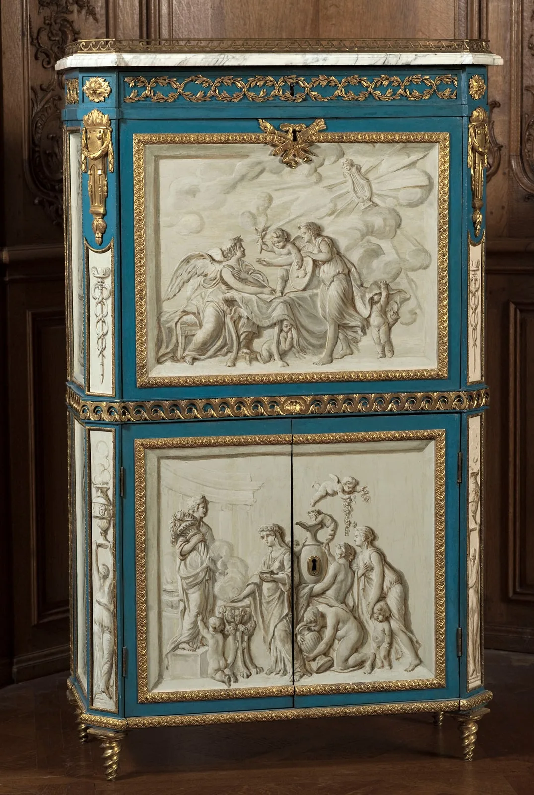 Secrétaire à abattant - armoire basse