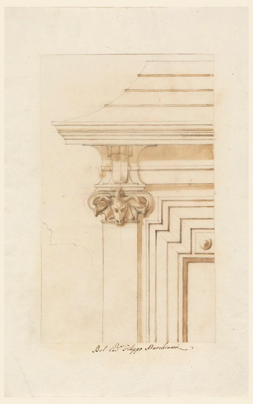 Upper Corner of a Window Frame