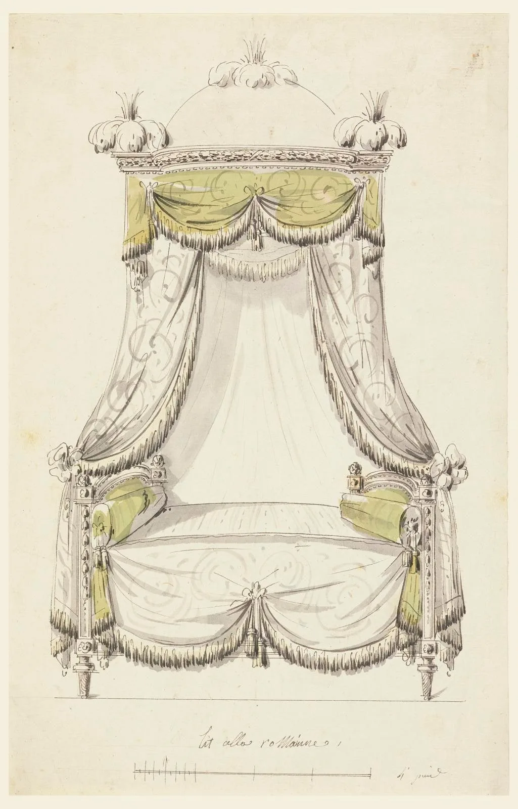 Design for a Bed in the Roman Style