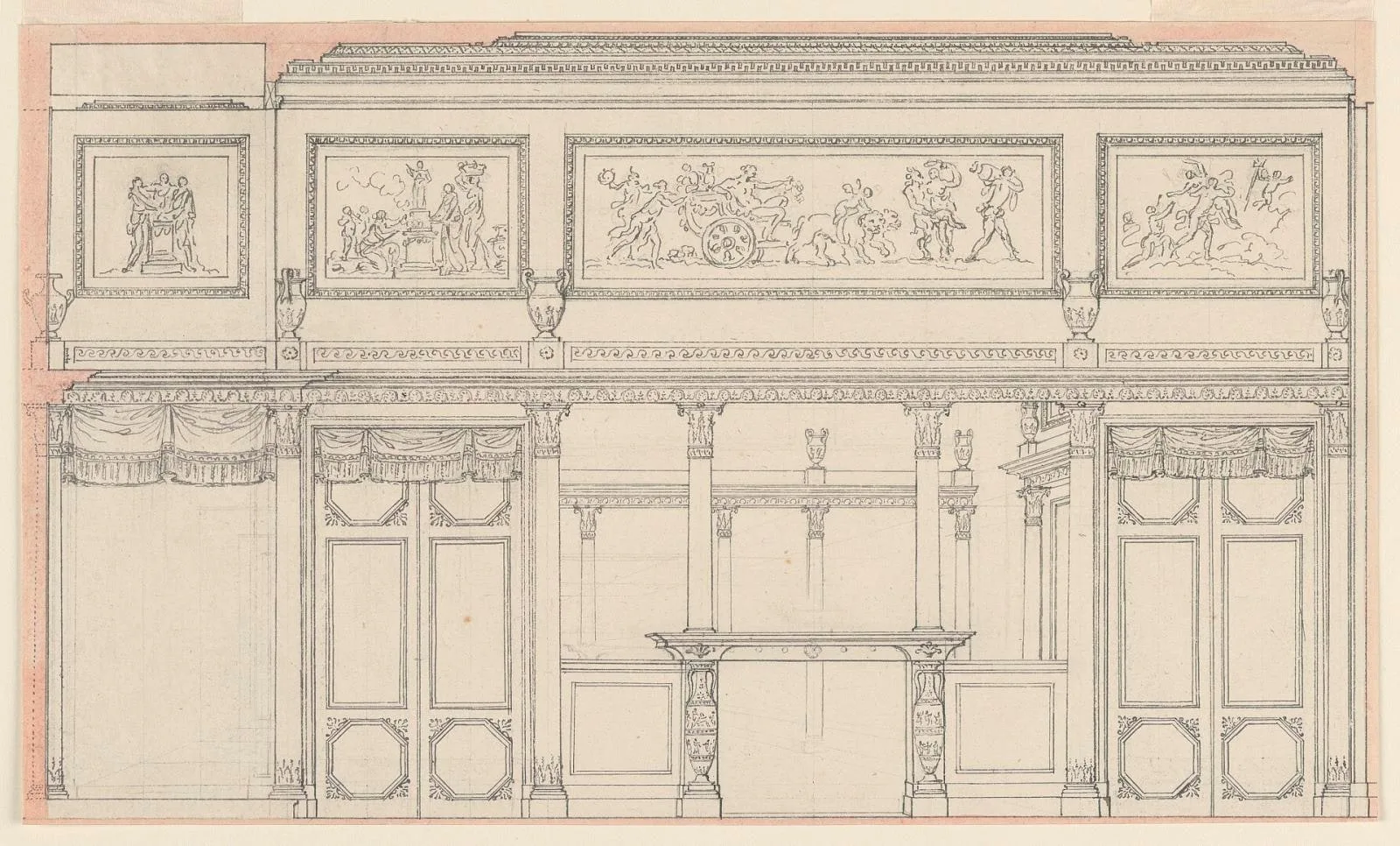 Design for an Entrance Wall of a Dressing Room