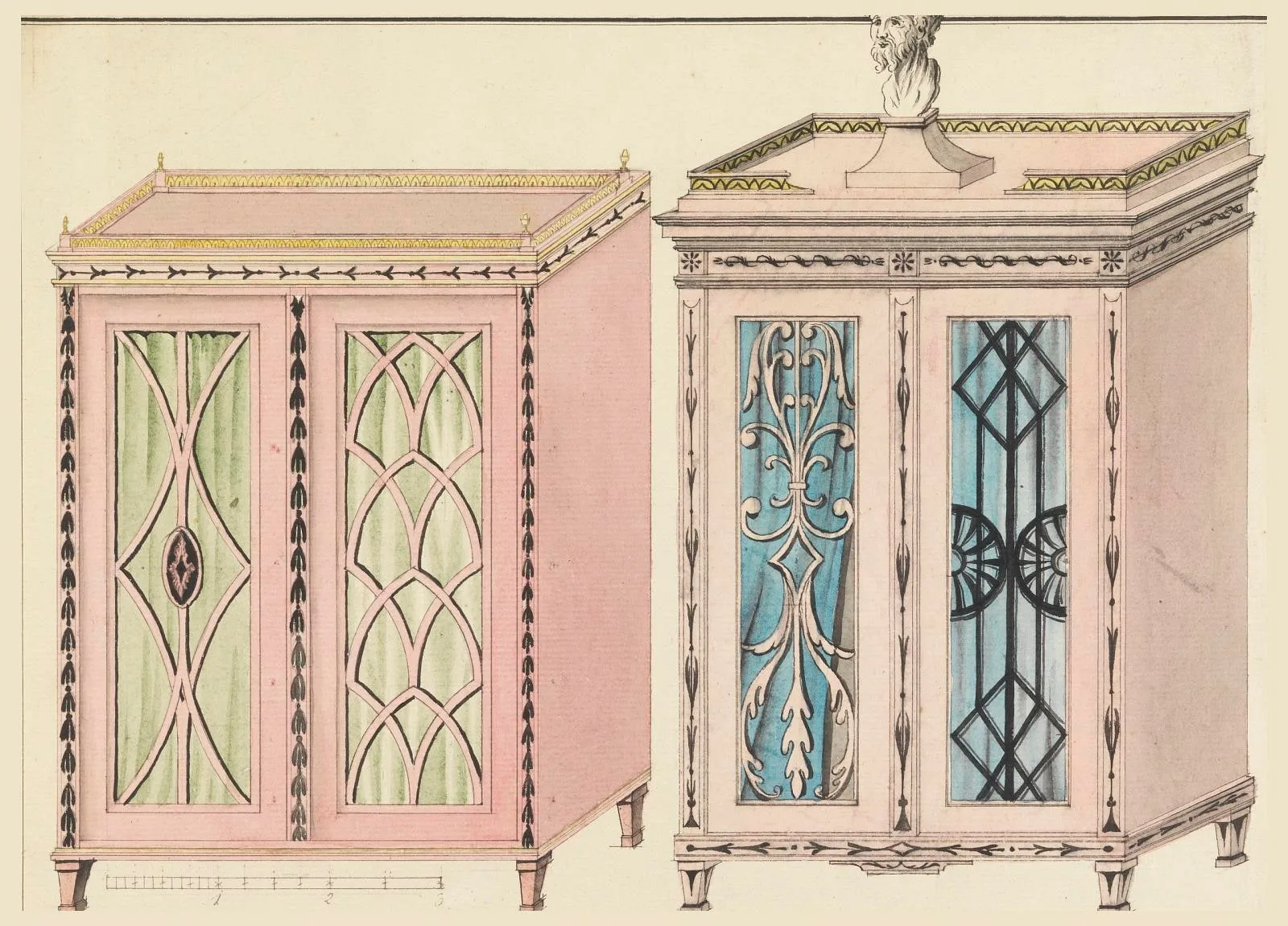 Designs for Two Cabinets
