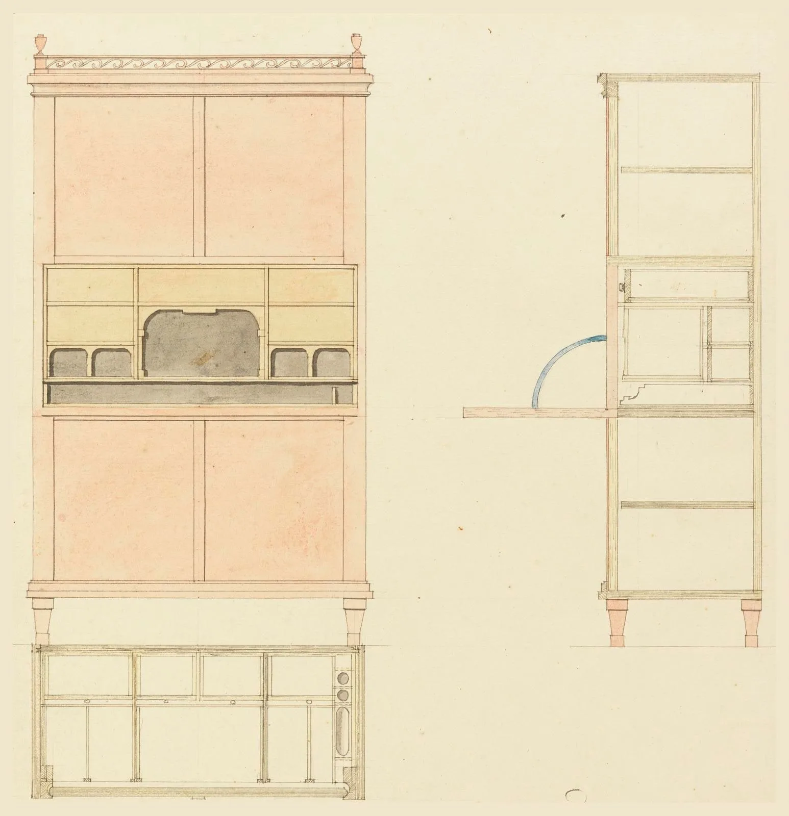 Design for Mechanical Furniture: Secretary Desk