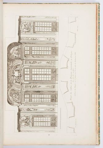 Projet du Sallon de la Princesse Sartorinski en Pologne (Project for the Salon of the Princess Czartoryski in Poland), plate 84, from Oeuvres de Juste-Aurèle Meissonnier (Works by Juste-Aurèle Meissonnier)