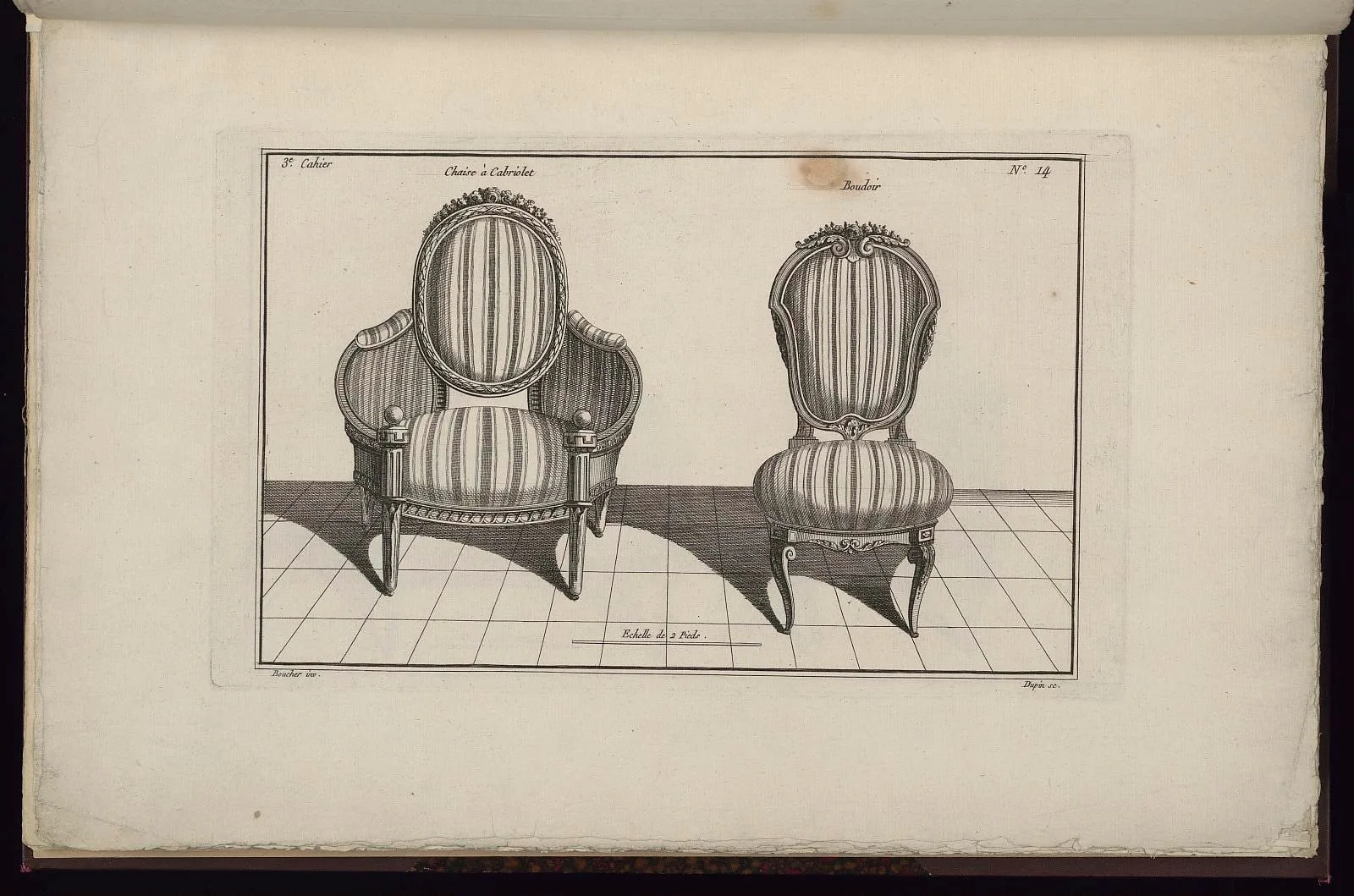 Chaise à Cabriolet [et] Boudoir