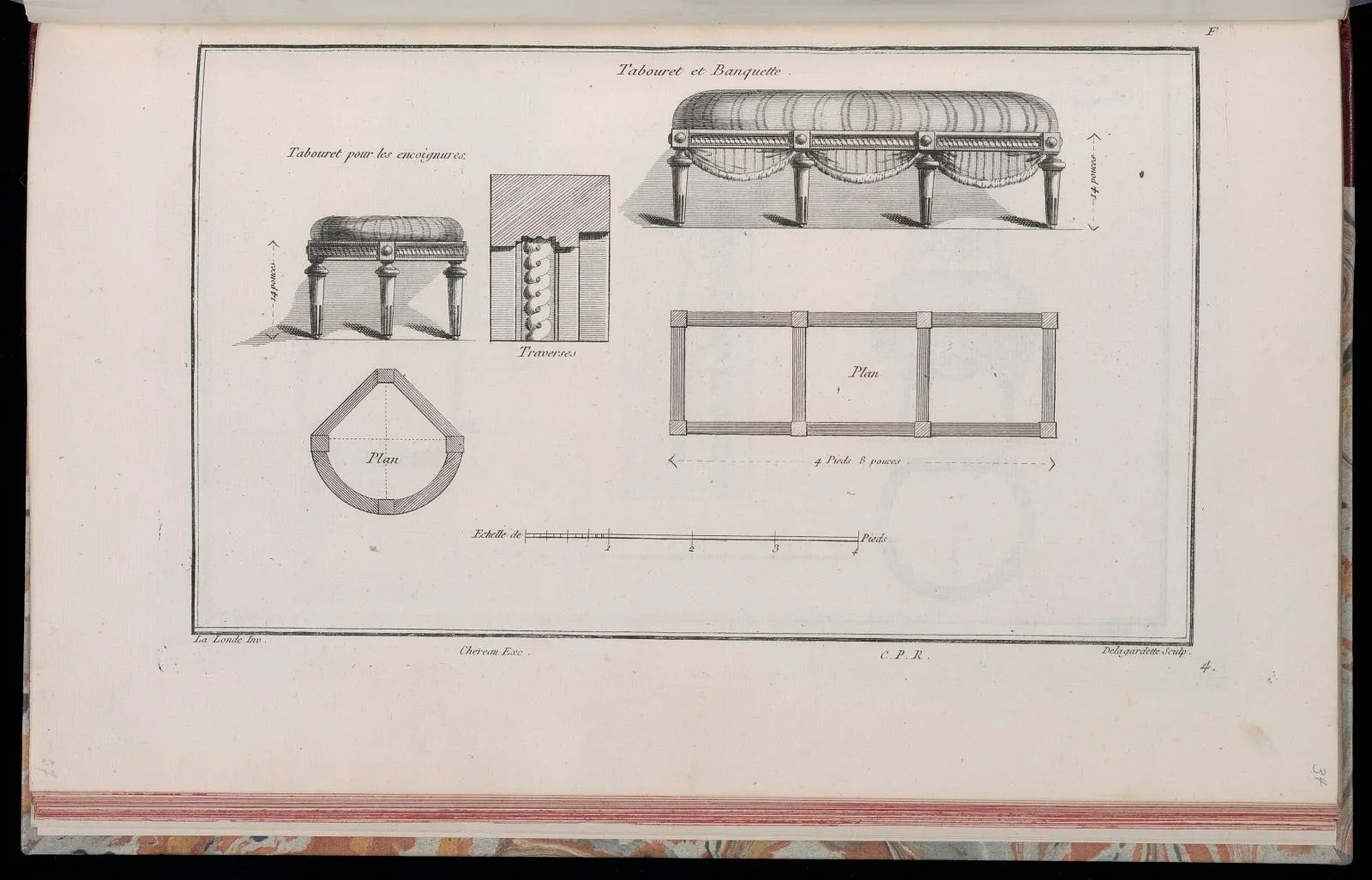 Tabouret et Banquette