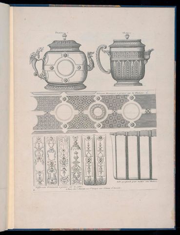Ornament Designs for use on Teapots and Bowls