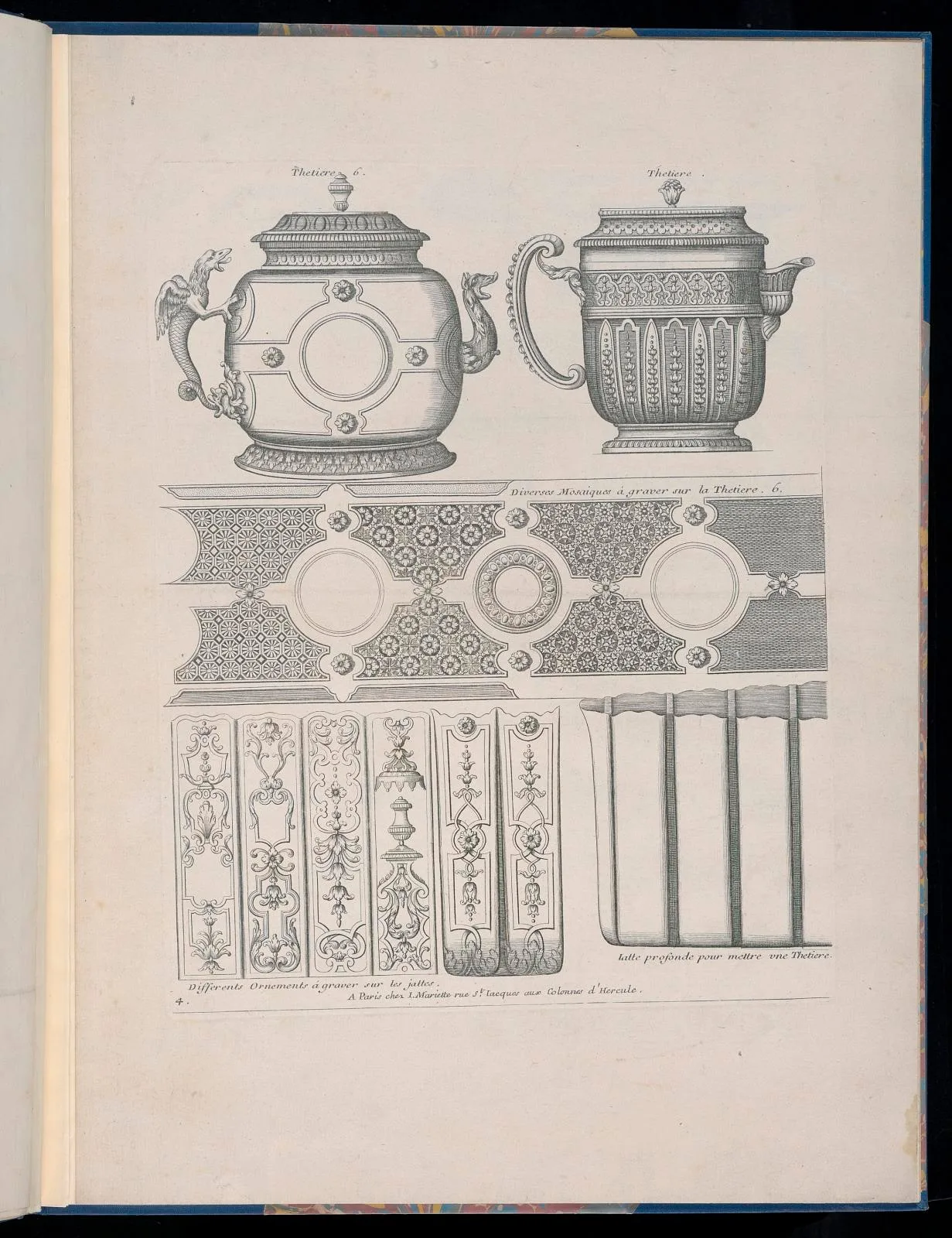 Ornament Designs for use on Teapots and Bowls