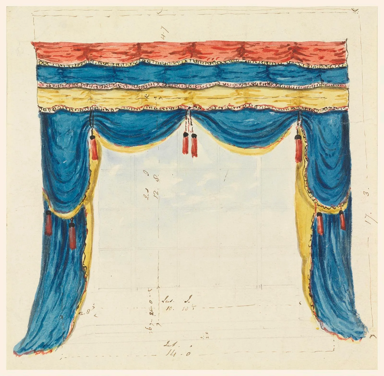 Design for Window Drapery