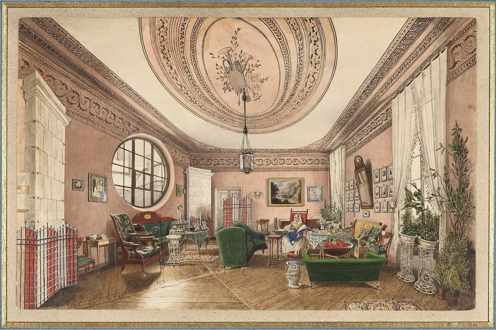 Interior of a Salon