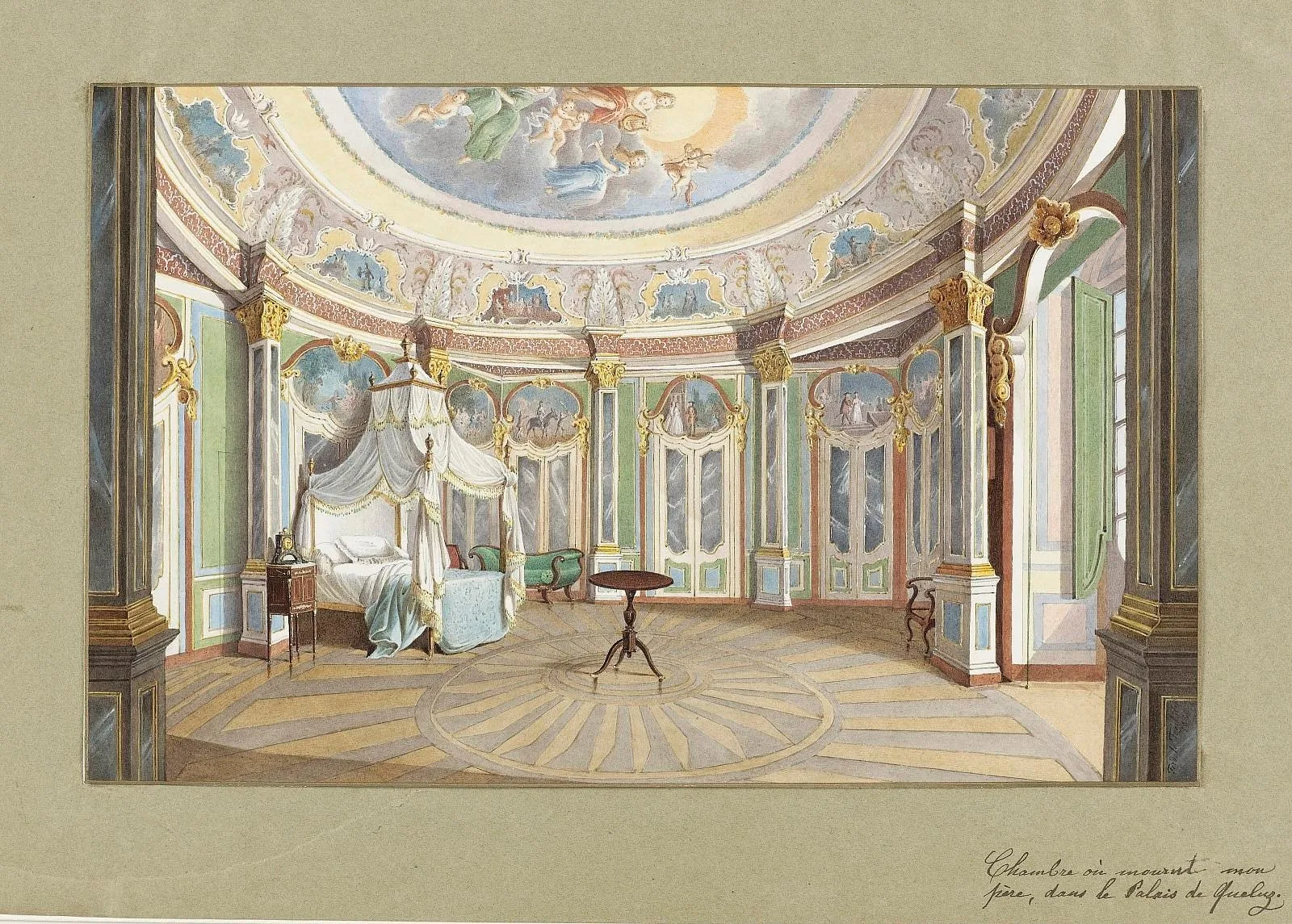 Bedroom of King Pedro IV of Portugal (Emperor Dom Pedro I of Brazil), Palace of Queluz