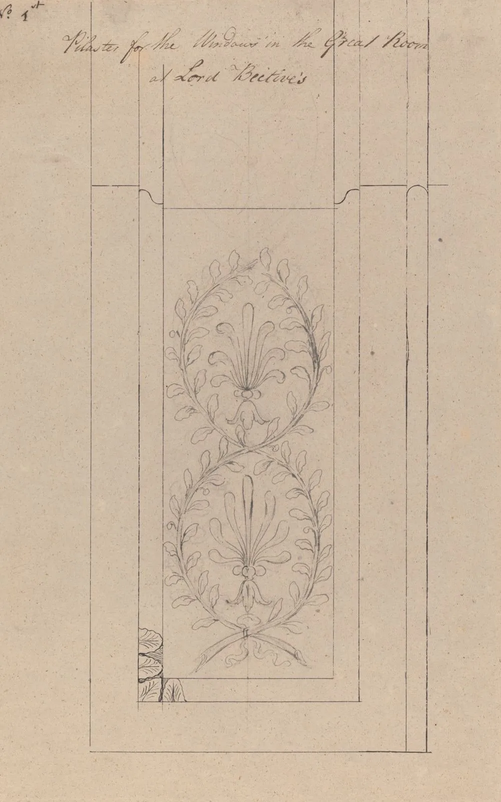 Headfort House: Great Room Pilaster