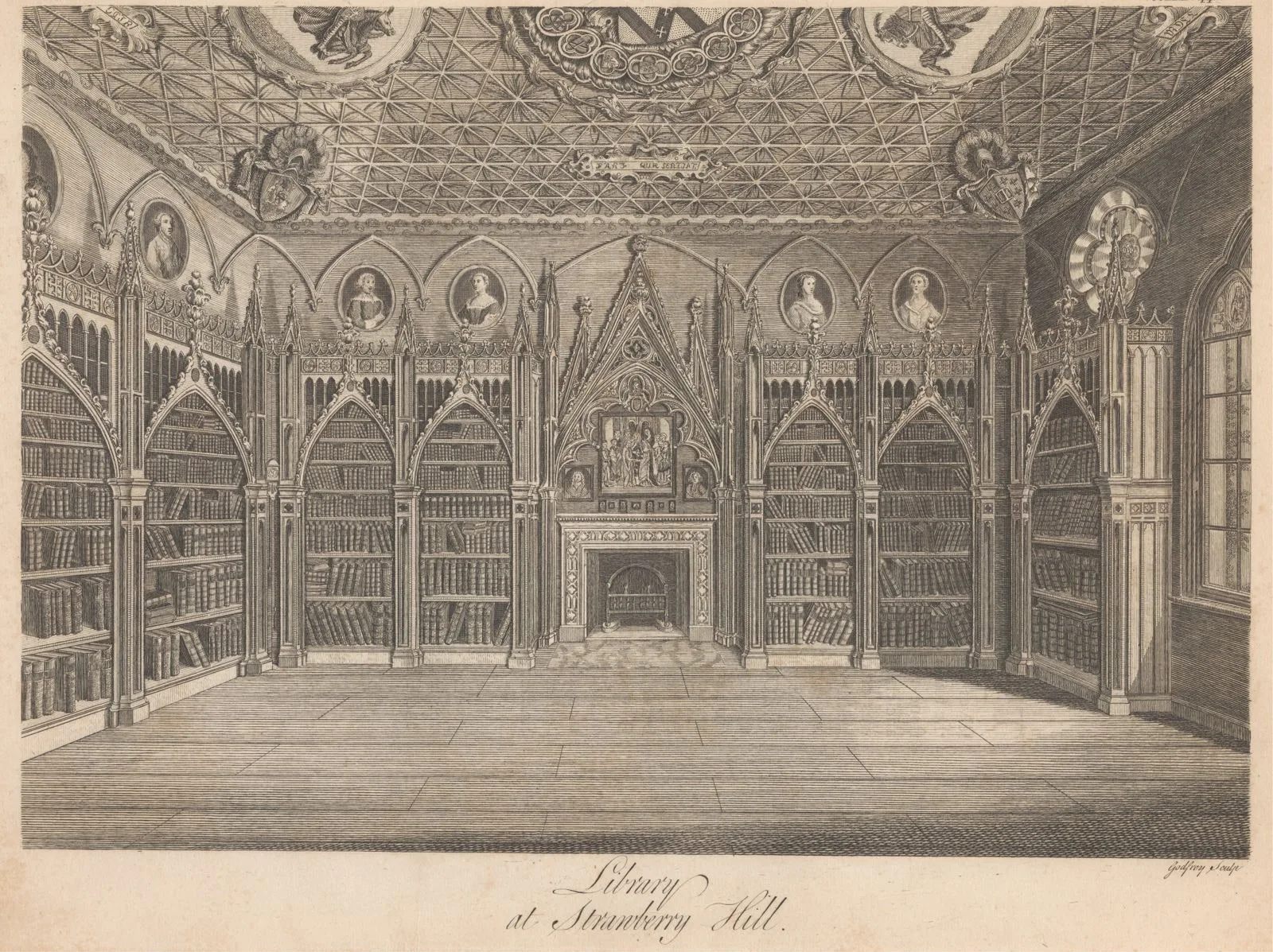Library at Strawberry Hill