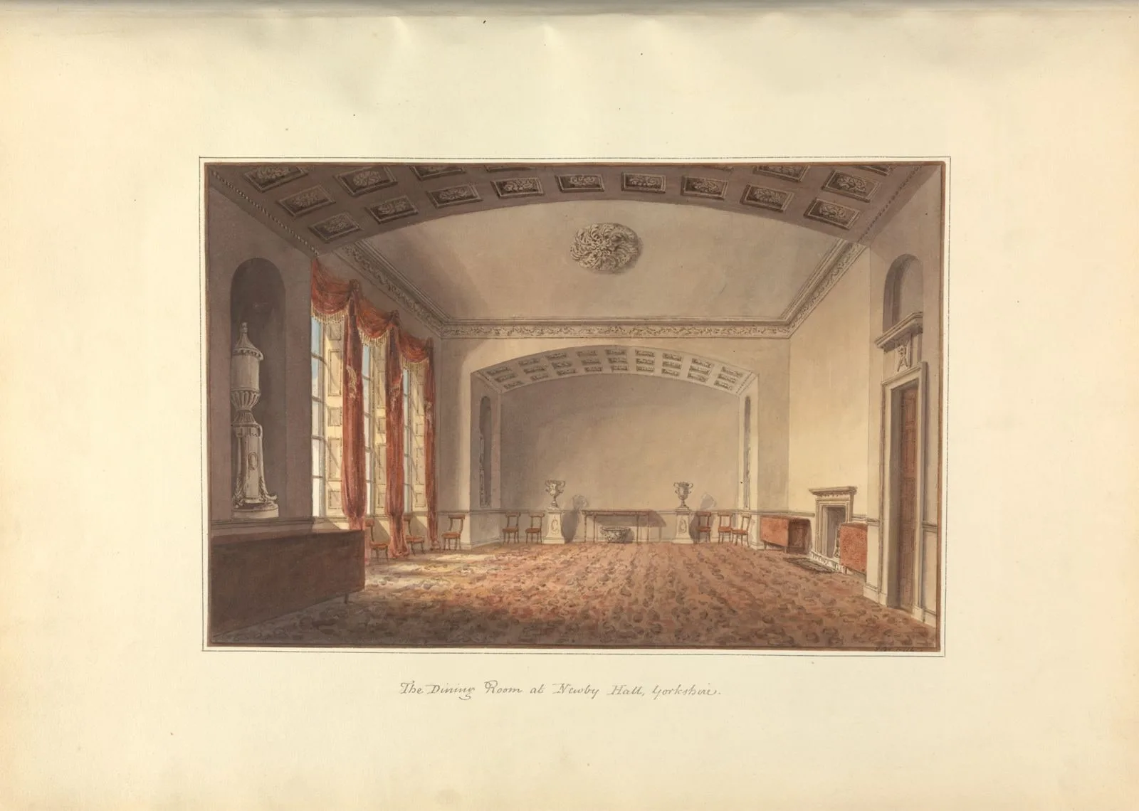 The Dining Room at Newby Hall, Yorkshire